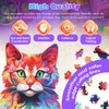 Wooden Puzzle Adult Cat Wooden Puzzle Animal Shape Puzzle Pieces,