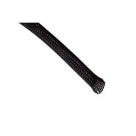 GTSE 10m Cable Tidy Sleeve, 50mm Flat Diameter, Expandable Braided Cable Sleeve, Polyester (PET) Cable Wrap/Cable Tidy Tube