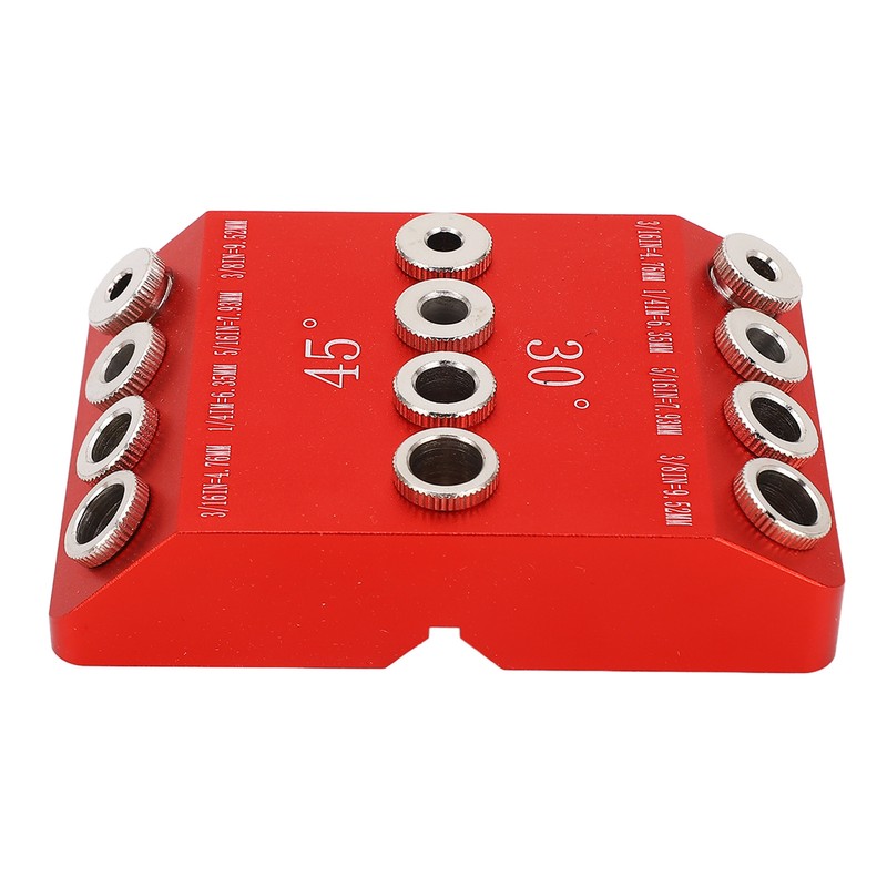 Pocket Hole Jig 30° 45° 90° Holes Drill Guide Drilling