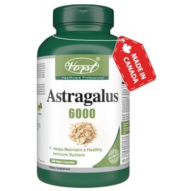 Vorst VORST Astragalus 6000mg Raw Equivalent (1500mg With 4:1 Extract Ratio) 180 Vegan Capsules | Supplement for Boosting Immune System | Root Powder Pills 1 | Bottle