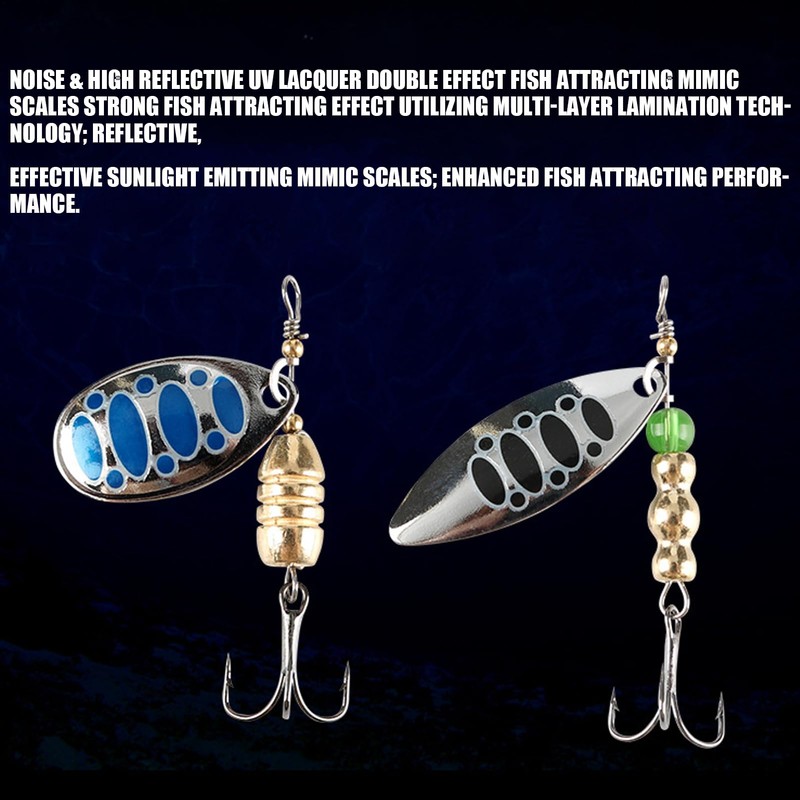 Fishing Lures Bass, Spinner Bait, Metal Fishing Spinner Lures Spinnerbait