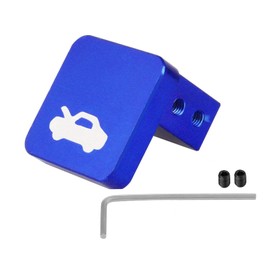 x xotic tech Hood Latch Release Handle Cable Repair Kit Compatible with Honda Civic 1996-2011 & CR-V 1997-2006 & Element 2003-2011 & Ridgeline 2006-2014 (Blue Billet Aluminum)