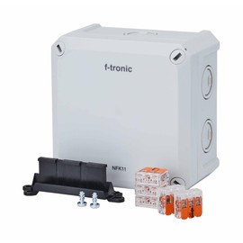 f-tronic FR Junction Box NFK11gr-K4, IP66, Grey, NEPTUN Compact (110 x 110 x 67 mm)