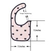 Maiwa 6 Pack Waterproof Cotton Baby Bibs for Girls for