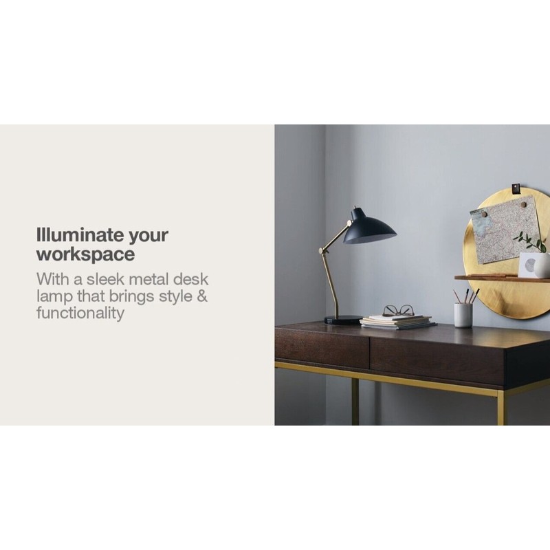 Project 62 Audrey Coulee Desk Lamp Black - Project 62