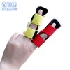 Adjustable Finger Straightener & Corrector for Injuries, Adults & Children - Post-Surgery Support Splint Size/Skin Tone Breathable Bag 30ea