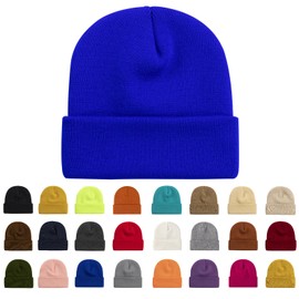 Ruqizhi - Gorro para hombre y mujer, azul,, 7 1/4-7 7/8
