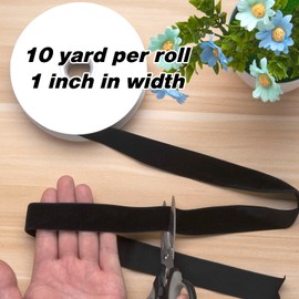 Black Velvet Ribbon 5/8 Inch×25Yd, Vintage Christmas Velvet Ribbon for Gift Wrapping, Wedding Party Decorations, Valentine's Day, Craft Hair Accessories, Present Packing String-Single Sided, Skinny