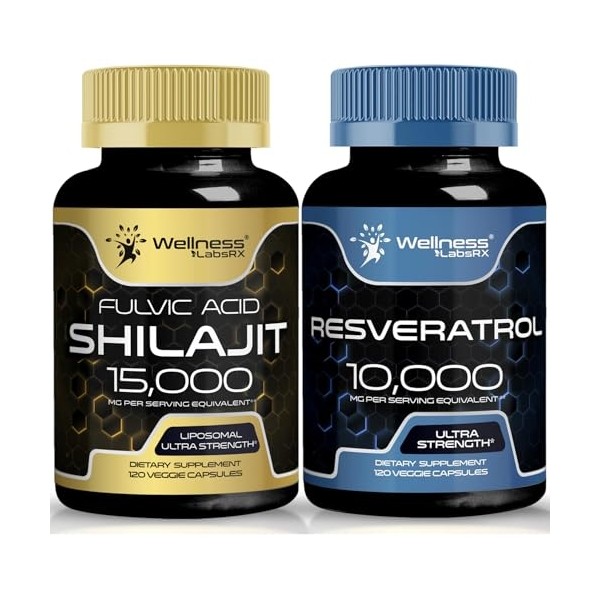 Resveratrol Capsules with Shilajit Pure Himalayan Capsules