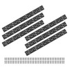 M METERXITY 6-Pack Piano Hinges, 12 Inch / 300mm 304