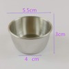 UPKOCH 10 x Stainless Steel Sauce Cups