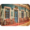 Blue Cafe - Glass Worktop Saver/Protector - by Pearl Glass