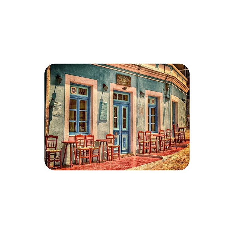 Blue Cafe - Glass Worktop Saver/Protector - by Pearl Glass