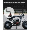 Upgrade Easy Quick Fast Pull Start Recoil Starter Assembly, Black