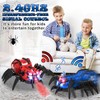 RC Spider Robot Toy with 2.4GHz Remote, Lights, Music &