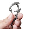 Key Fob, Titanium Keychain Tool, Key Holder with Bottle Opener