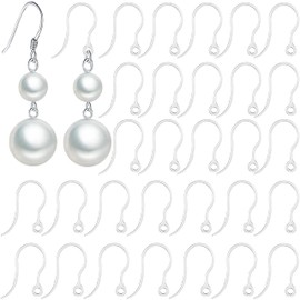 100 ganchos de seguridad de plástico hipoalergénico para aretes, alambre de oreja, ganchos antialérgicos, accesorios de aretes, joyería para orejas sensibles (transparentes, 100 unidades)