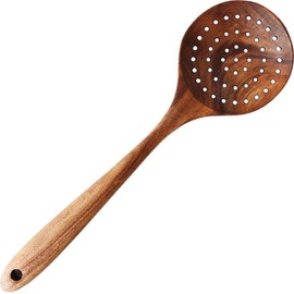 Teak Wooden Modern Spoon, Wooden Spoon 1pc (Brown, One Size)