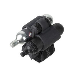 Topeak Tubimaster RX Multifunction Tubeless Bicycle Tyre Repair Kit with CO2 Inflator, black/light grey, black/light grey