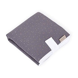KraftKids Muslin Travel Changing Mat in Many Modern Patterns and Beautiful Colours Available Travel Changing Mat 60 cm x 60 cm, Changing Mat for on the Go Handmade in the EU