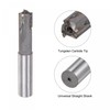 sourcing map Square Nose End Mill, 14mm Cutting Dia Tungsten