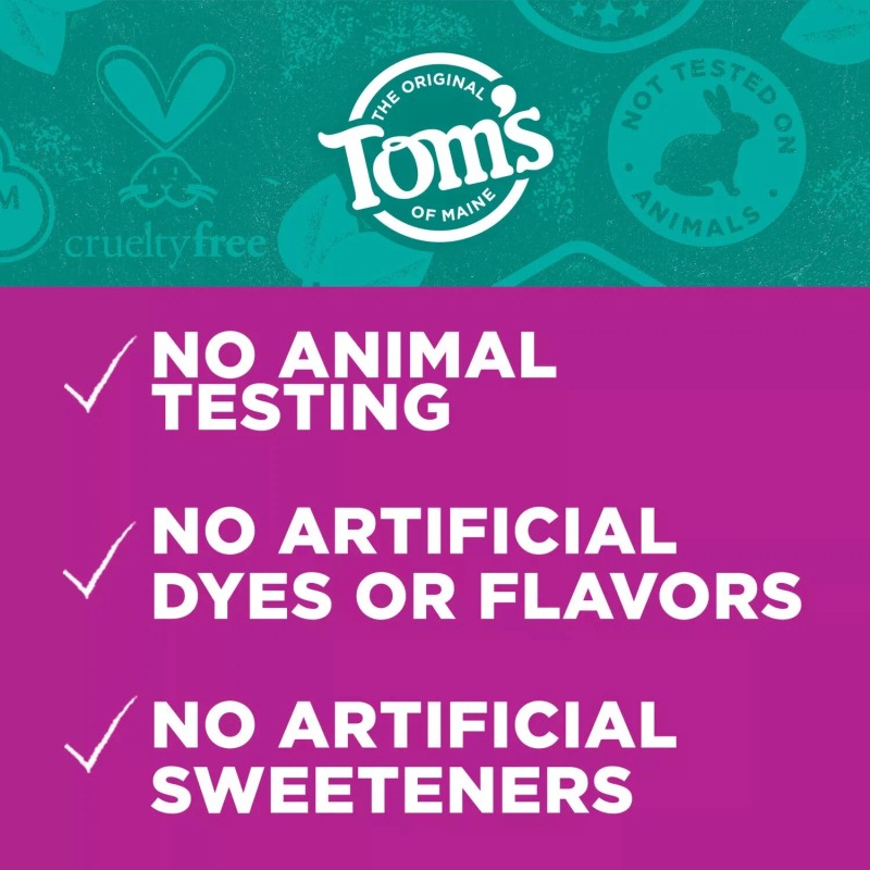 Tom's of Maine Fluoride-Free Antiplaque & Whitening Toothpaste 4.5 oz