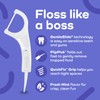 Plackers Gentle Line Floss Picks, Fresh Mint Flavor, Fold-Out FlipPick,