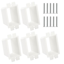 5PCS Electrical Box Extender with 10PCS Screws, 4.2 Inch BE1-2 Outlet Remodel Box Extender for Single Gang Box Extender Electrical Outlet Box, 1 Gang Power Outlet Accessories