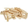Craft Wooden Clothes Pegs Craft Pegs Parts for Crafts 72 x 10 mm Pack of 100