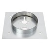 Heater Floor Mounting Plate, Turret Planar Stainless Steel High Strength