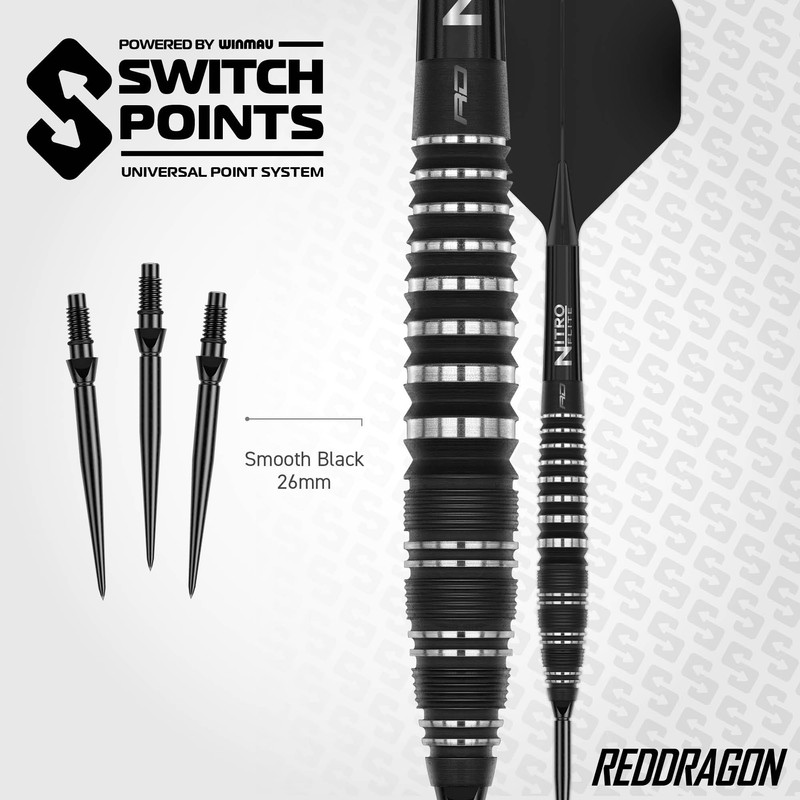 RED DRAGON Darts | Sable 24g Darts Set | Switch