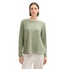 TOM TAILOR Women's RIPP Sweatshirt with Buttons, 36510 - Pure