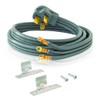 Eastman 3-Prong Electric Range Cord, 40 Amps, 4 Foot Length,