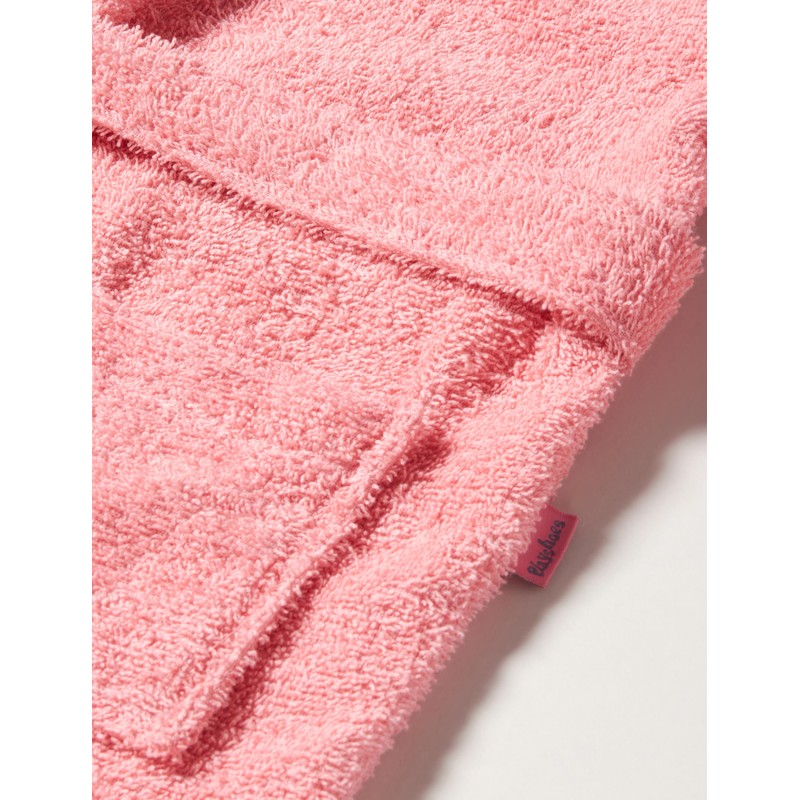 Playshoes Unisex Children's Terrycloth Bathrobe/Dressing Gown, coral