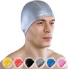 AqtivAqua Swimming Cap for Adults and Kids — Soft and
