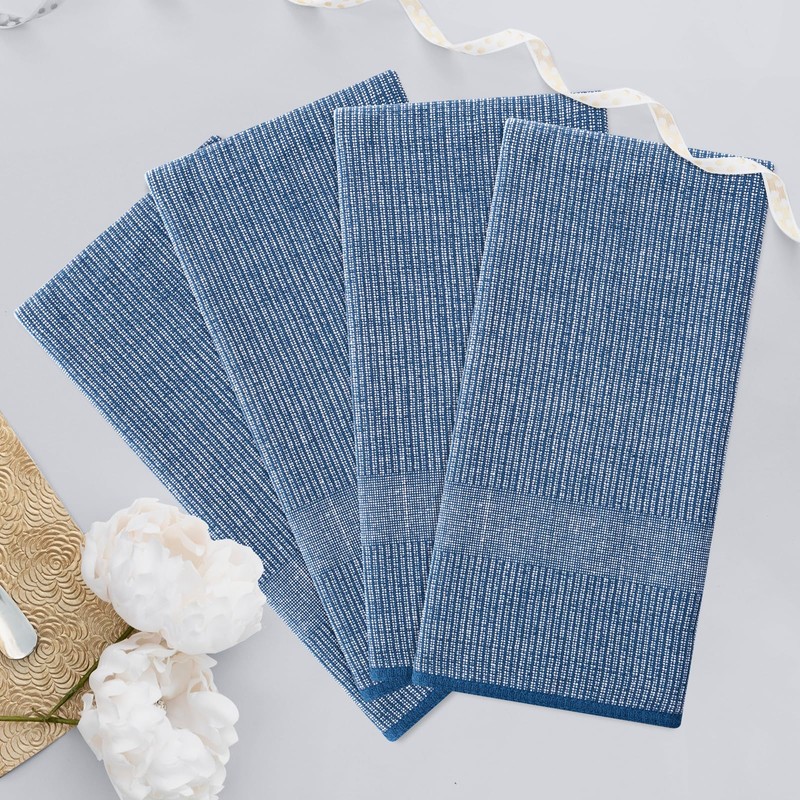 smiry Premium Kitchen Towels(18"x 28", 6 Pack), Large Cotton Dish