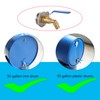 Ceaeso 2" Drum Faucet 1 inch Brass Barrel Faucet for