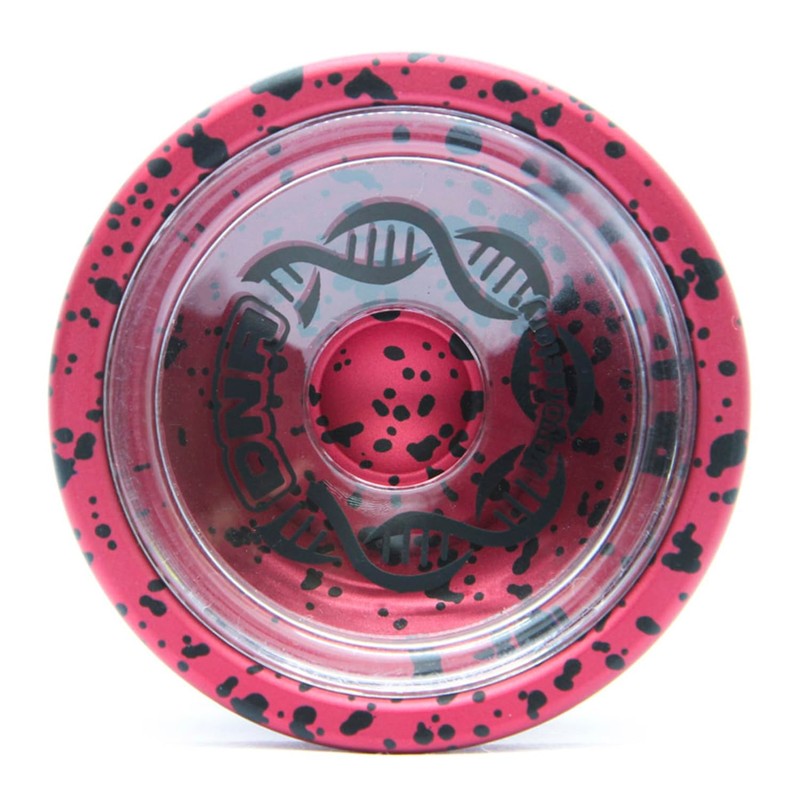 YoyoFactory Dna Yo-Yo - Rosso Nero (yoyo in Metallo, Corde,