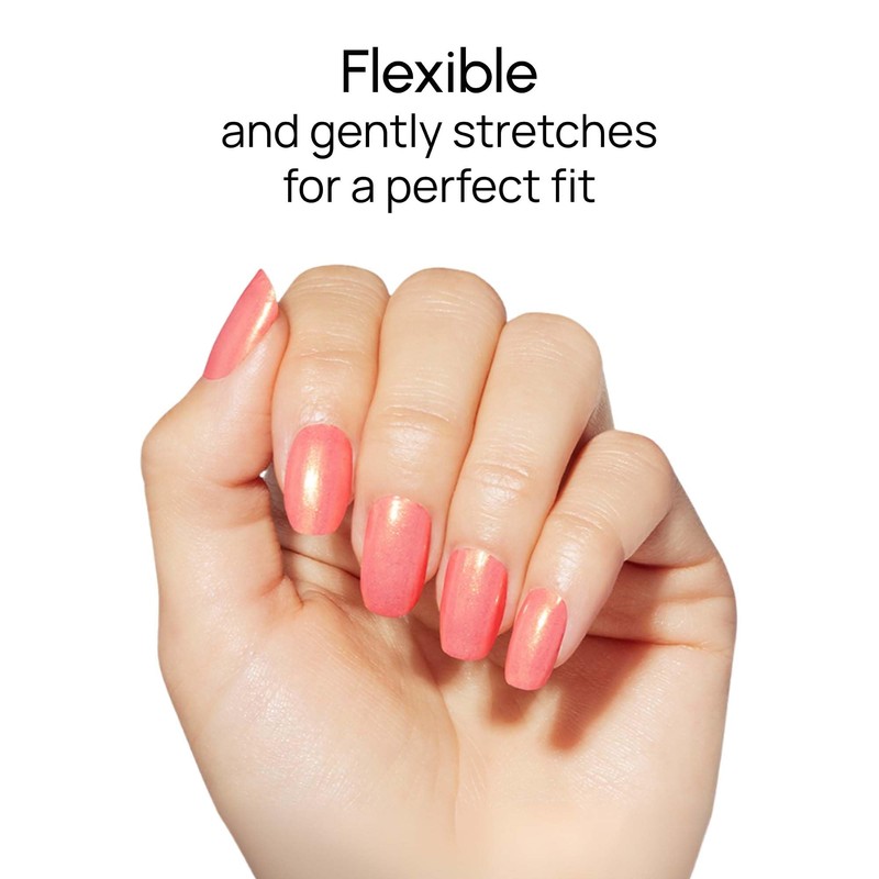 Color Street Coral Cove Shimmer Nail Strips