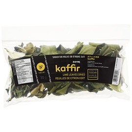 Dried Kaffir Lime Leaves, 30g, by YOSHI | Curry Leaves, Premium Gourmet Ingredient For Thai & Asian Cuisine