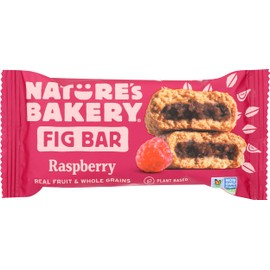 Nature's Bakery Raspberry Whole Wheat Fig Bar, Vegan, Non GMO, 2 Ounce (Pack of 12)