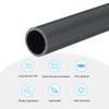 QUARKZMAN PVC Pipe Round Hard 16mm ID 20mm OD 20cm/8"