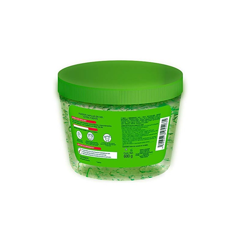 Garnier Fructis Style Gel Tarro Extra, 600 gr, 600 gramo,