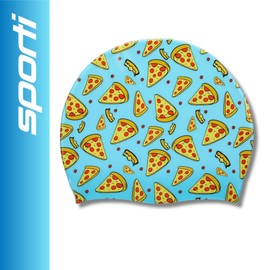 Sporti Pizza Slice Silicone Swim Cap