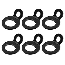 Aoling Tie Down Hooks, Ground Hooks, Cargo Area Hooks, Tie Down Anchors, Heavy Duty Black, 6 Pcs
