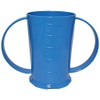 NRS Healthcare Blue Graduated 2 Handled Beaker or Cup