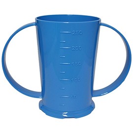 NRS Healthcare Blue Graduated 2 Handled Beaker or Cup