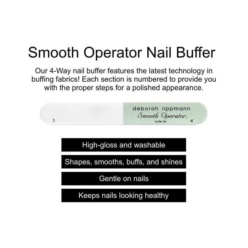 Deborah Lippmann Nail File Set | Emery Board for Manicure,