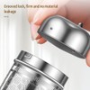 3 Pack 316 Stainless Steel Tea Infuser with Drip Tray,