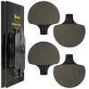 Caltric Front Brake Pads for Harley Davidson Flhtc Electra Glide